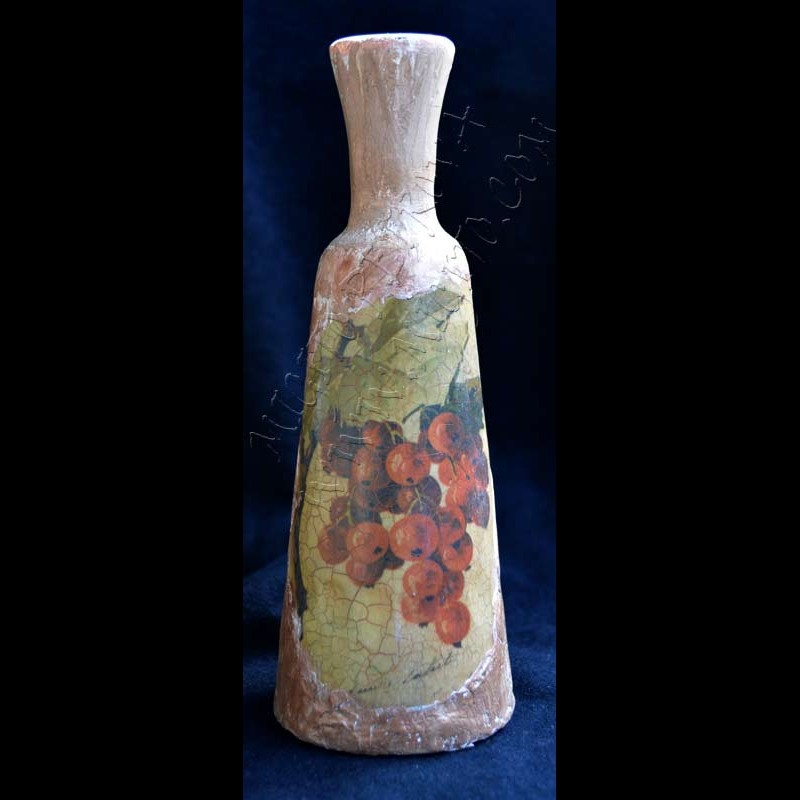 Бутилка с арония ръчна изработка