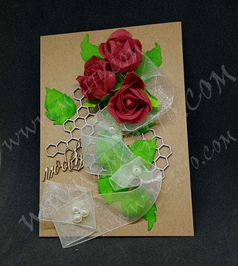 Just love 1  scrapbooking card