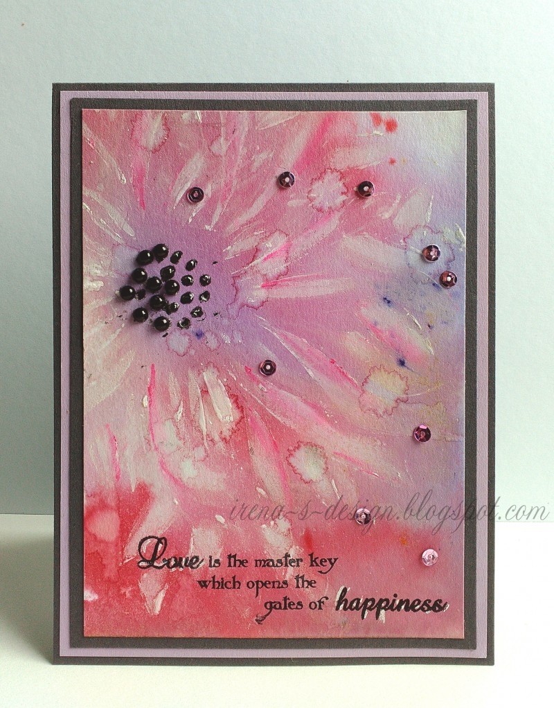 Happines scrapbooking card
