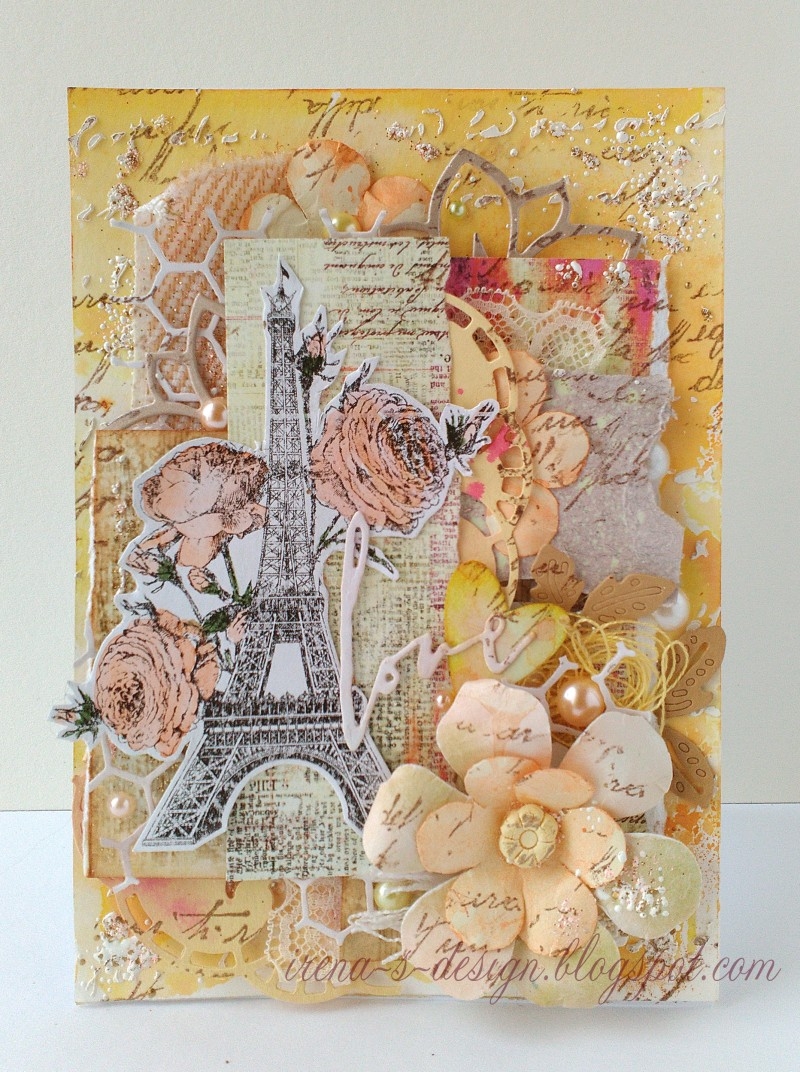 Happines  scrapbooking card