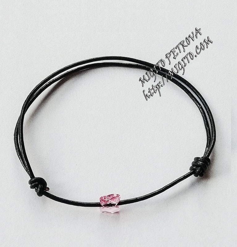 Bracelet with crystals Svarovski betterfly