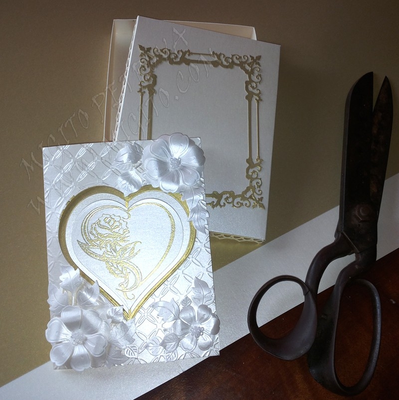 Сватбена кутийка с картичка 